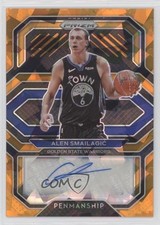 2020-21 Panini Prizm Penmanship Orange Ice Alen Smailagic #PE-ALE Auto 0q5