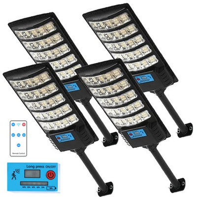#ad Commercial 1000000LM LED Outdoor Dusk to Dawn Solar Street Light Road Area Lamp $49.98