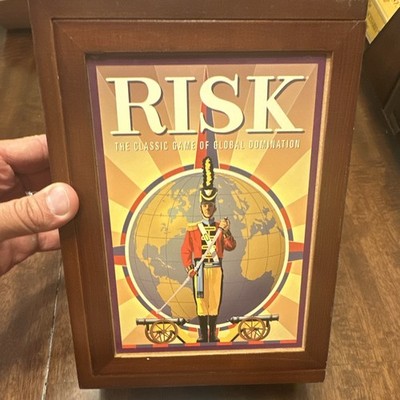 Hasbro Risk Strategy Board Game, Vintage Games Collection - used once