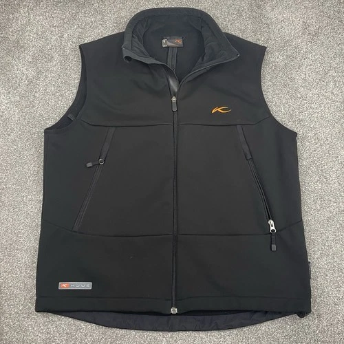 Kjus Windstopper Vest Men L Black Golf Full Zip Outdoors Sleeveless Systems Work video thumbnail