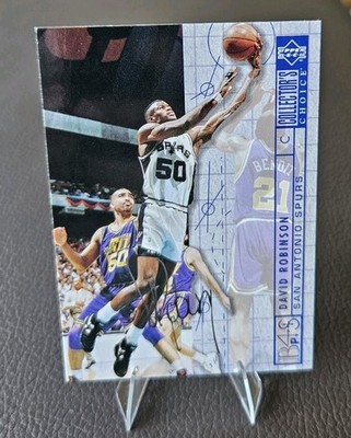 1994-95 Collector's Choice Blueprint Silver Signature #395 David Robinson