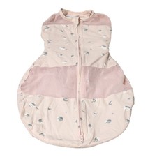 Happiest Baby Sleepea Sleep Sack Swaddle Sz S 100 Organic Cotton Pink Planets