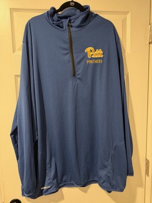 Franchise Club 1/4 Zip Jacket Mens 4XL Authentic University Pitt Panthers