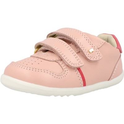 Bobux Step Up Riley Leather Kids Trainers Guava