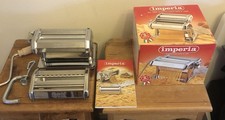Imperia Pasta Machine Maker Roller Made In Italy Spaghetti Tagliatelle stainless
