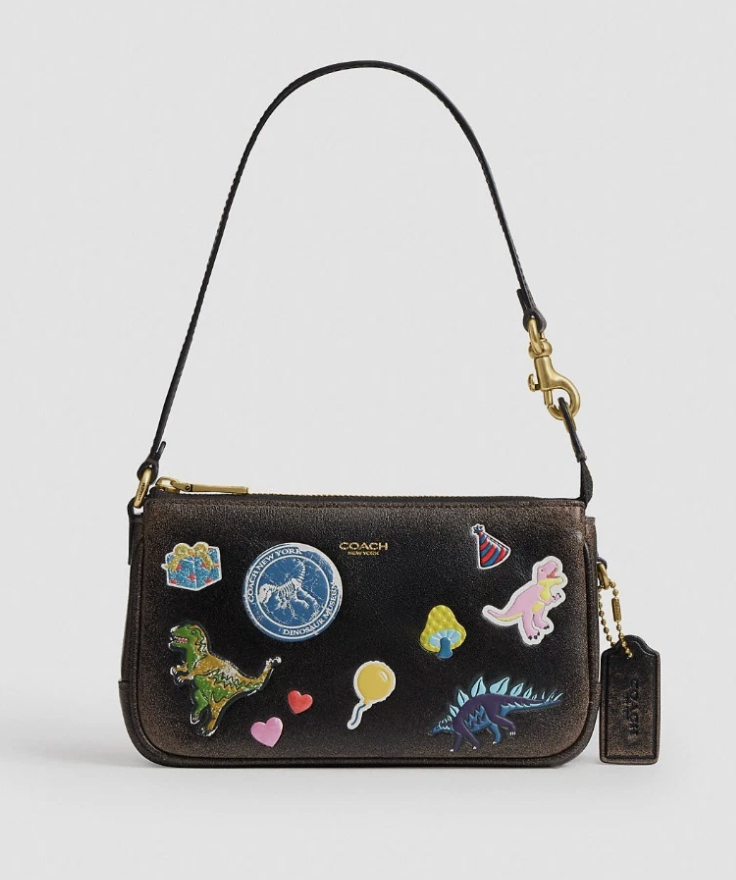 COACH REXY'S BIRTHDAY Plaza Bag 18 in Loved Leather w/ Sticker