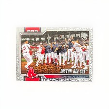 2026 Topps Series 1 Boston Red Sox Team Card Spring Training Border Variation