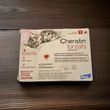 Cheristin Flea Treatment for Cats   Fast-Acting Topical, 1 Dose Over 1.8 lbs