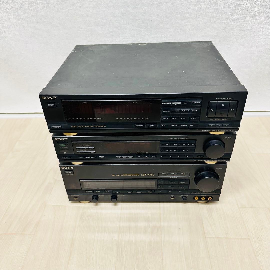 Sony LBT-V750 Stereo System TA-V750 ST-V750TV SEQ-V750 Vintage For