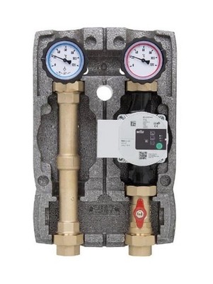 ENVES Pumpengruppe, Heizkreisset Easyflow DN25(1'') ungemischt, Wilo Para 25/6