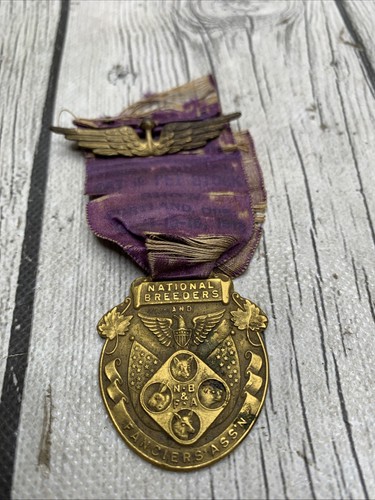 Rare 1918 Portland Oregon Cat & Pet Stock Show Medal NB&FA 1st Annual Award