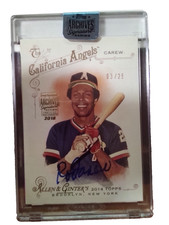 Rod CAREW #/d /25 2018 Topps ARCHIVES SIGNATURE SERIES Auto 2014 Allen Ginter 75