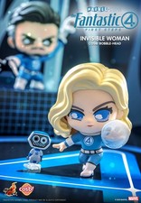 Marvel Invisible Woman 8cm Bobble-Head Figure Fantastic 4 First Step Hot Toys