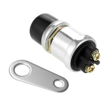 Car Truck Push Button Starter Switch 12v 50a Waterproof Momentary Black 1pcs