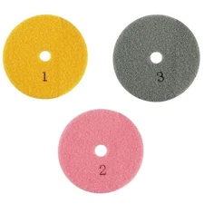 Polishing Pad Diamond Wear-resistant 100mm Wet/Dry 3PCS Concrete Equipment
