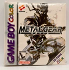 Metal Gear Solid Game Boy Color Gradiente Playtronic Brazil Version Brand New