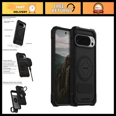 Rugged Case for Google Pixel 10 Pro XL - Magnetic Cover, Drop Tested Armor, RokL