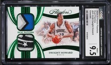 2024 Panini Flawless Dual Emerald Dwight Howard PATCH /5 #DP-DHW CGC 9.5