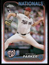 Mitchell Parker 2024 Topps Chrome Update Refractor Washington Nationals #USC13