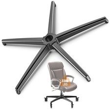 Office Chair Base 3300 lbs - Heavy Duty Alloy Office Chair Base , Reinforce...