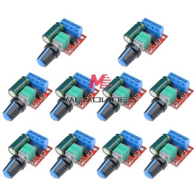 10PCS DC 5V-35V 5A 20khz LED PWM DC Motor Controller Speed Regulation Dimmer New
