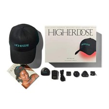 HigherDose Red Light Therapy Hat Hair Growth Black - BRAND NEW - FREE SHIPPING