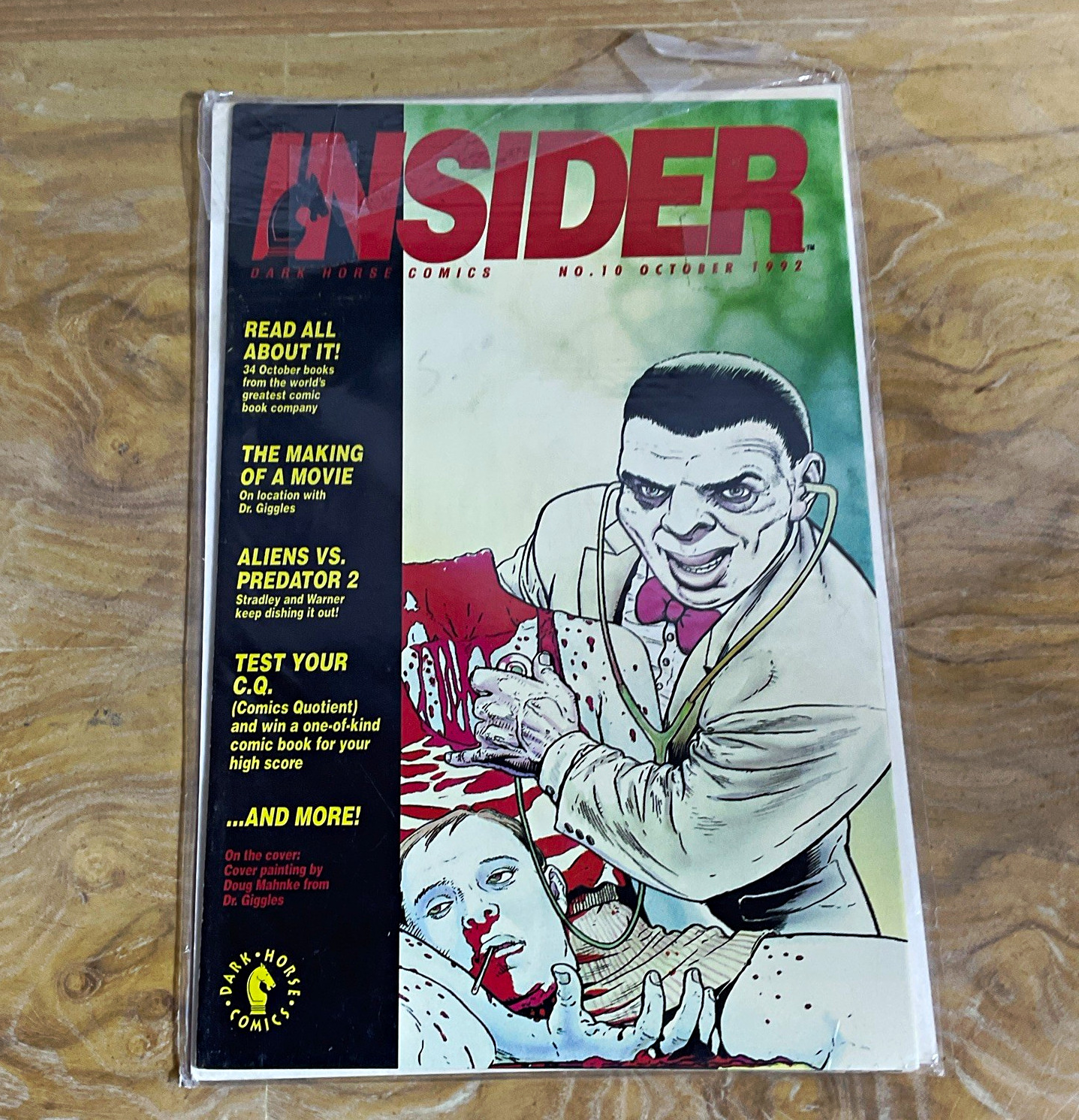 Dark Horse Comics Insider Issue #10 Oct 1992 Doug Mahnke Comics Magazine