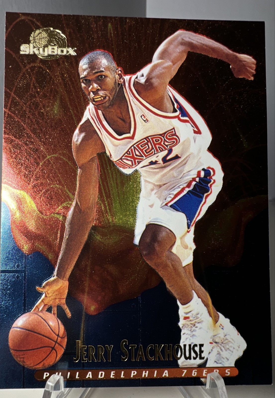 1995-96 Skybox Premium - Meltdown Jerry Stackhouse #M9 (RC)