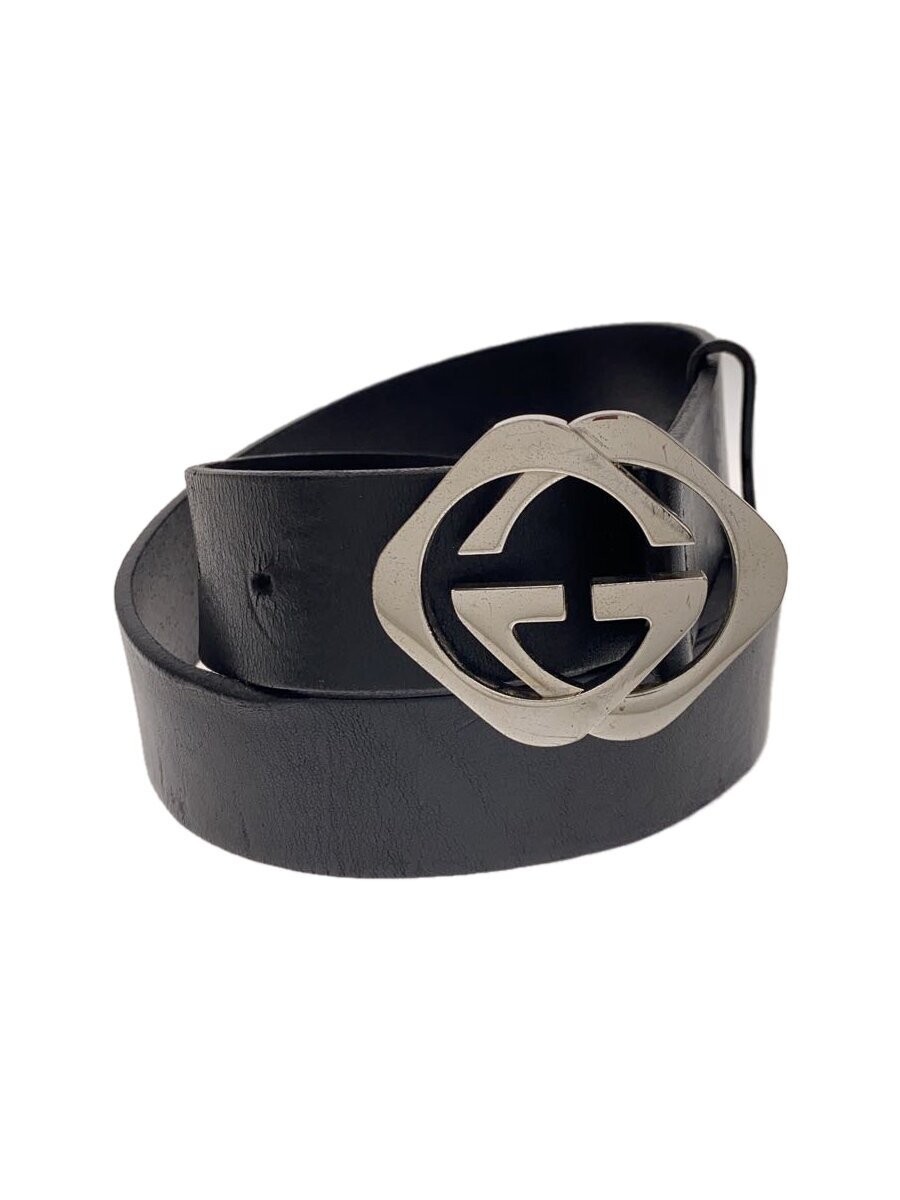 GUCCI Black Leather Belt for Men Model 182320