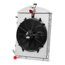 3 Row Aluminum Radiator 1930 1931 Ford Model Aa Heavy Duty With Shroud Fan