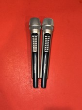 MAGIC SING EG-18000 Wireless Microphones 2 Digital Karaoke Duet Mics READ