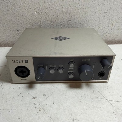 Universal Audio Volt 1 Silver Compact 48V Analog Desktop USB-C Audio Interface