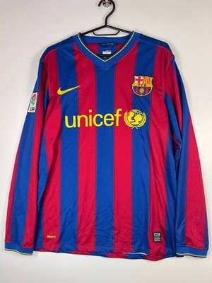 Barcelona 2009 2010 Home Football Soccer Nike Long Sleeve 343812