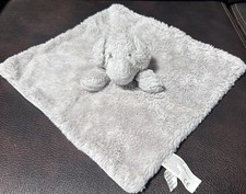 Kellytoy Elephant Security Blanket Baby Lovey Rattle Gray Plush