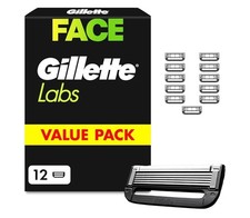 GilletteLabs Razor Blade Refills for Men ? 12 Pack ? Brand New Sealed