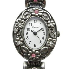 Lamue Watch Watches Quartz Logo Silver Color Used 7080d2253c96f9baa6228ddcbaff28