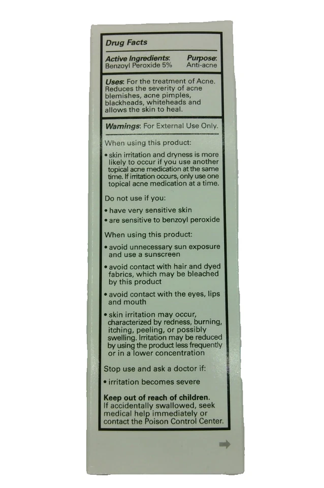 Jan Marini Benzoyl Peroxide Acne Treatment Lotion 5% 119 ml/4 fl oz NIB - Image 3 of 4