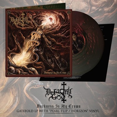 DEFACING GOD - darkness is my crown LP pearl flip