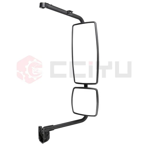 Fits INTERNATIONAL DURASTAR 4200 4300 4400 2002&UP Mirror COMPLETE RH Side Black