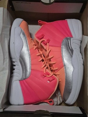 Air Jordan 12 Retro GS 'Sunrise' Sneakers Youth Size 6.5
