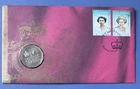 2002 Australian 50c Coin PNC. QEII Golden Jubilee.