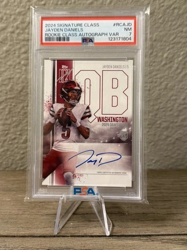 2024 Topps Signature Class - Rookie Class Autographs Jayden Daniels PSA 7