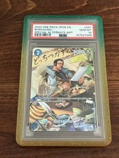 One Piece Borsalino Alternate Art SP OP05-051 PSA 10 W Protector 