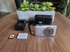 Canon PowerShot SD1300 IS Silver Compact Digital Camera 12.1MP - Bundle Tested