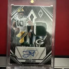 2023 Panini Phoenix Jordan Love Patch Auto /10 #VAM-JL Green Bay Packers Black