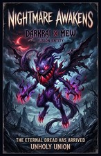 Pokemon Horror Darkrai x Mew plakat około 11x17