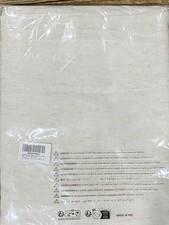 Jiuzhen Linen Sheer Curtains for Window Treatment 42x84 Natural Color