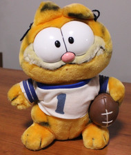 Garfield 1978, 1981 Vintage 9" Dakin Plush Fun Farm Football PA Reg No. 118