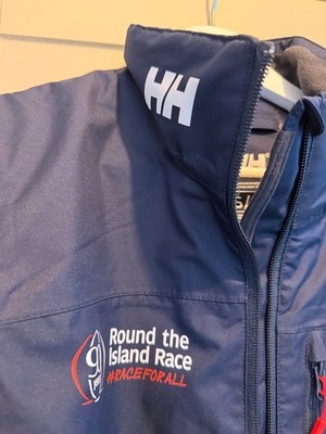Helly Hansen Ladies Sailing Jacket Size S -Blue - Round the Island 90 Years