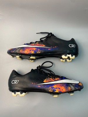 multi colored soccer cleats